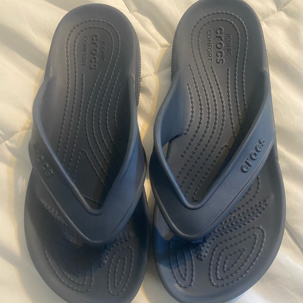 Crocs Unisex (All Terrain )Navy Flip Flops